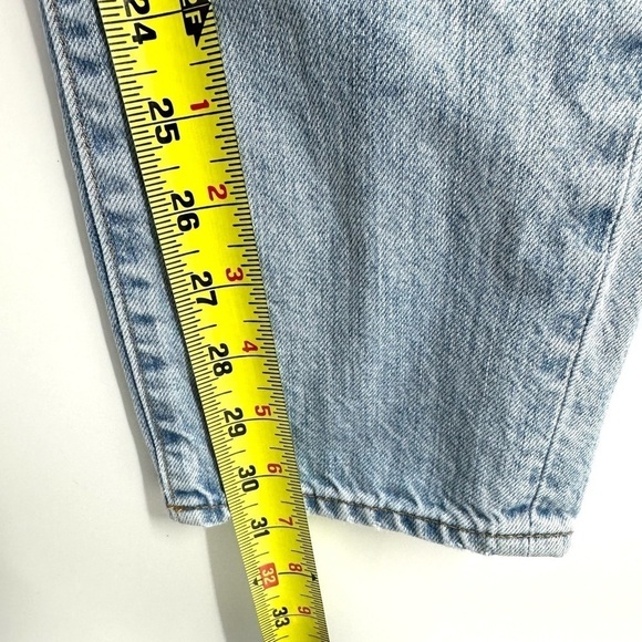 Madewell Perfect Vintage Jeans Size 28 Straight Leg Blue Denim 100% Cotton - Picture 10 of 11